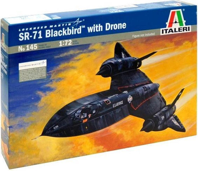 Italeri SR-71 Blackbird z dronem - samolot wojskowy - 1:72