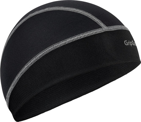 Gripgrab - Lekki letni kask rowerowy UPF 50+ Czapka rowerowa z ochroną UV Czapka z czaszką - czarny - unisex - rozmiar jeden rozmiar