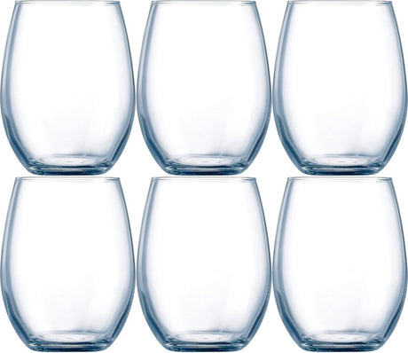 Kubek podstawowy Chef Sommelier - okrągły - 36 cl - przezroczysty - zestaw-6
