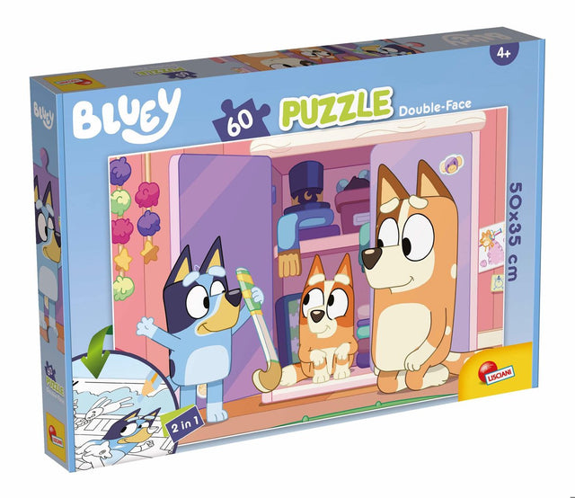 Lisciani - bluey - puzzle plus - 60 elementów