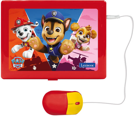 Dwujęzyczny laptop edukacyjny Lexibook Paw Patrol ze 164 aktywnościami (nl fr)
