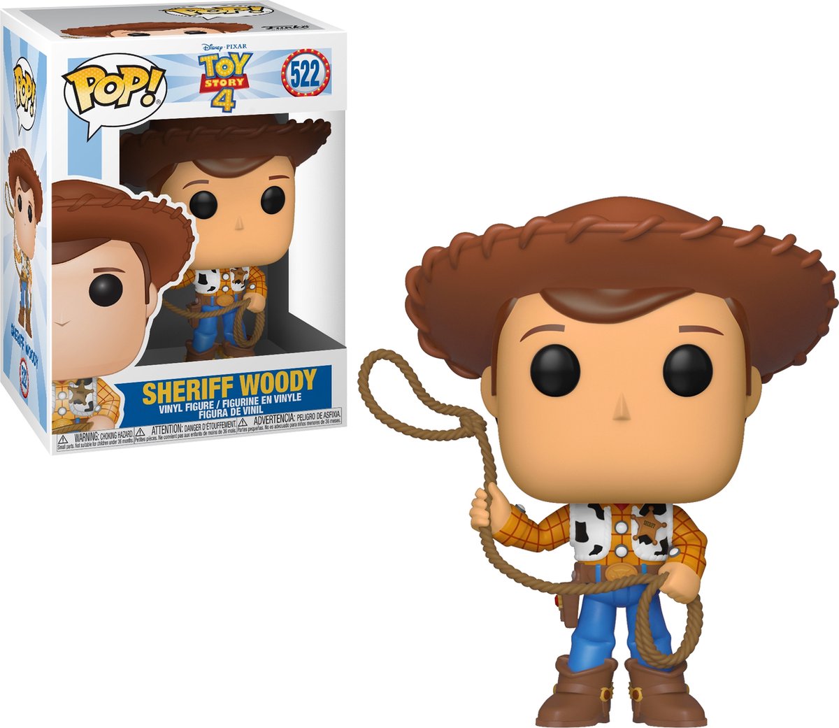 Funko szeryf Woody #522 - Toy Story 4 - pop!