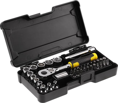 Zestaw kompaktowych nasadek Stanley 1 4dr, 37 szt. - stmt82672-0