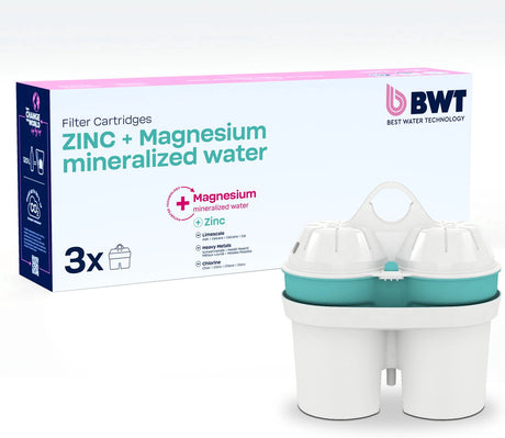 Bwt - zinc + magnesium mineralized water 3 pack