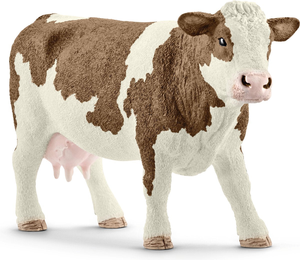 Schleich Farm World - bydło cętkowane - krowa - figurka - zabawka dla dzieci dla chłopców i dziewcząt - od 3 do 8 lat - 13801
