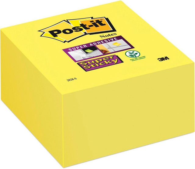 Karteczki samoprzylepne Post-it ®, kostka, neonowożółty, 76mm x 76 mm