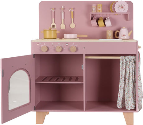 Little dutch speelkeuken - hout - pink