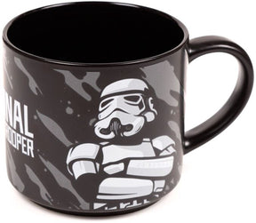 Puckator mug - the original stormtrooper - large - black and white - porcelain - 470ml
