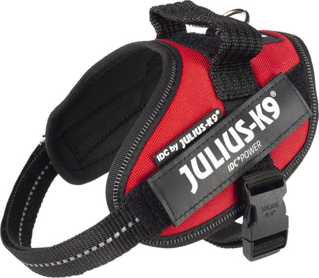 Julius k9 julius-k9 szelki zasilające idc - szelki dla psa - xs - mini-mini - czerwone