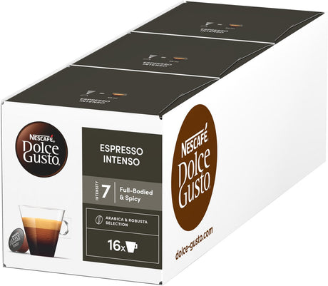Nescafé dolce gusto kapsułki espresso intenso - 48 filiżanek na 48 filiżanek kawy