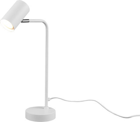Trio marley - lampa stołowa - lampa biurkowa - biały mat - bez zestawu 1x gu10 4,5w