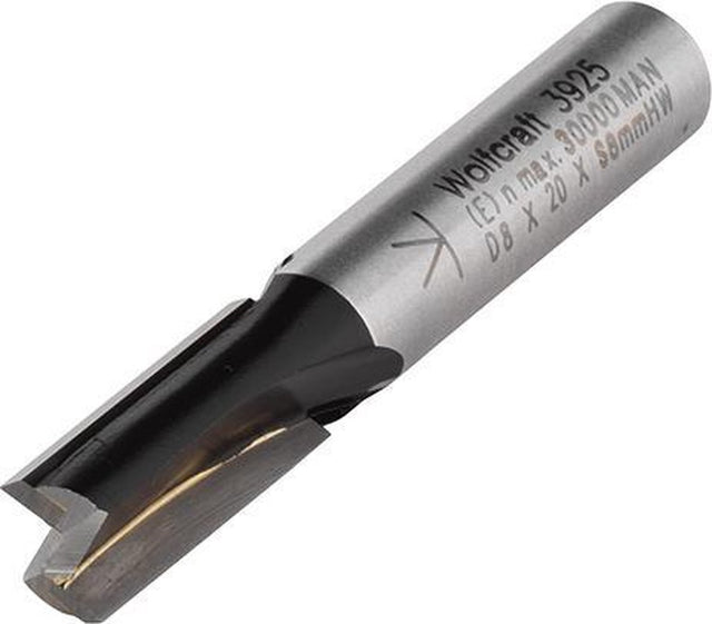 Wolfcraft - frez do wpustów 8mm hm - frez do wpustów - frez - 3925000
