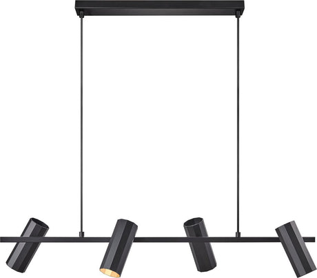 Lampa wisząca Nordlux alanis-4x-gu10-czarna