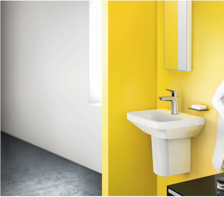 Hansgrohe Logis - bateria umywalkowa - obsługa jednouchwytowa - chłodny start oszczędność energii - bez odpadu - 100mm - chrom