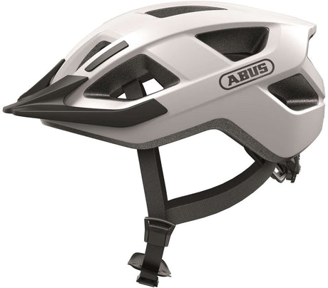 Kask Abus Aduro 3.0 - Sportowy i elegancki kask rowerowy zapewniający bezpieczeństwo i wygodę - Polar White - L 58-62cm