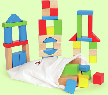 Hape klocki drewniane