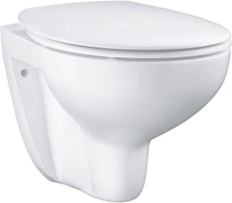 Ceramiczna toaleta ścienna Grohe Bau - z deską i pokrywą - ceramika - bez materiału montażowego