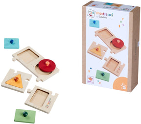 Eichhorn - puzzle - sortownik kształtów Montessori - drewno