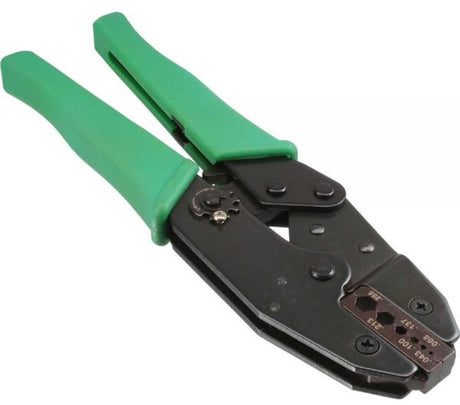 Inline professionele krimptang voor rg-coaxkabels en optical fiber metaal