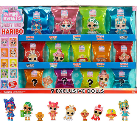Kupa śmiechu. niespodzianka! uwielbia mini słodycze x pakiet imprezowy haribo - minipop