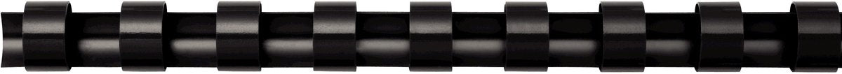 Fellowes plastic bindruggen 14mm - zwart 25 stuks