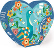 Puzzle konturowe zdrapka - paw - 41x58cm - 40 elementów - 3 lata
