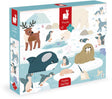 Janod - puzzle dotykowe - Biegun Północny