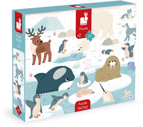 Janod - puzzle dotykowe - Biegun Północny