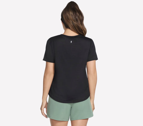 T-shirt damski Skechers Godri Swift tee - czarny