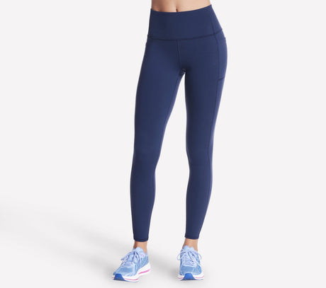 Legginsy damskie Skechers Gowalk HW Legging II - niebieskie