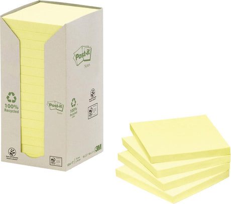 Karteczki samoprzylepne Post-it w kolorze żółtym