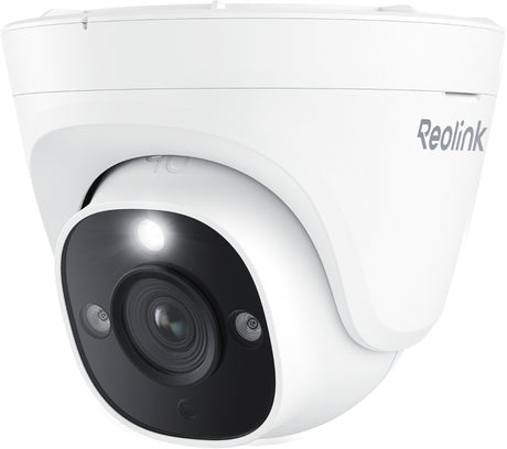 Reolink P334 Inteligentna zewnętrzna kamera bezpieczeństwa 4K PoE, Ultra HD, obsługuje 256 GB, wykrywanie ludzi, pojazdów i zwierząt domowych