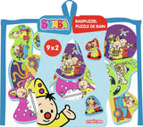Puzzle do kąpieli Bumba - 9 puzzli do kąpieli z 2 części - przykleja się do krawędzi wanny