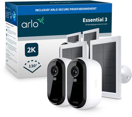 Panele słoneczne do kamer bezpieczeństwa Arlo Essential3 2K – 2 szt