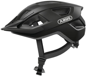Kask rowerowy Abus aduro 3.0 led aksamitny czarny l - 58-62 cm - czarny - nadaje się do stosowania na rowerach elektrycznych - rowerach miejskich - 335 g