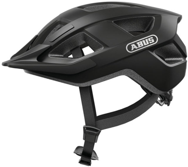 Kask rowerowy Abus aduro 3.0 led aksamitny czarny l - 58-62 cm - czarny - nadaje się do stosowania na rowerach elektrycznych - rowerach miejskich - 335 g