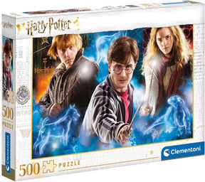 Clementoni - puzzle - 500 elementów - Harry Potter 2 Compact Box - puzzle dla dzieci i dorosłych
