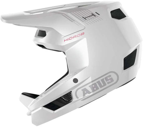 Kask rowerowy Abus hidrop błyszczący biały l - 59-60 cm - biały - odpowiedni do użytku na rowerach górskich - 1050 g