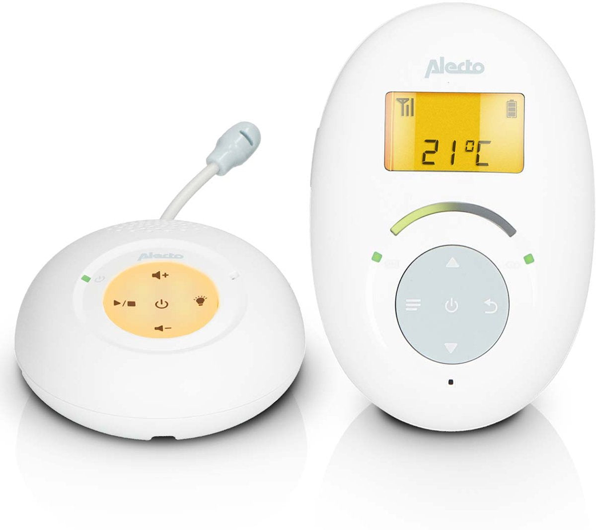 Alecto dbx120 - niania full eco dect - niania bez kamery - biała