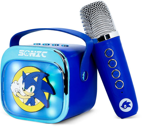 Technologie Otl Sonic the Hedgehog - zestaw karaoke dla dzieci - mikrofon i głośnik bezprzewodowy - z efektami świetlnymi - zniekształcenie głosu
