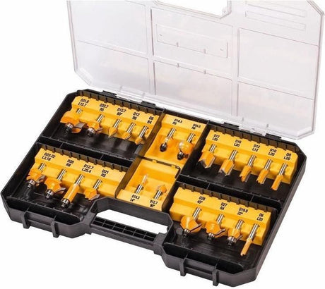 Akcesoria Dewalt Zestaw noży dewalt dt90017-qz | Wał 8mm | 22 szt. - dt90017-qz