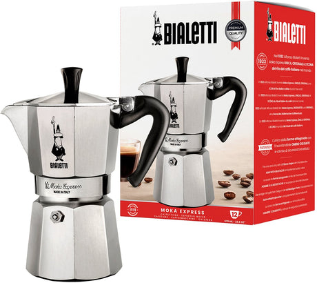 Bialetti moka express 12 filiżanek – dzbanek do espresso – aluminium – 670 ml