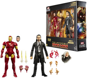 Marvel Legends Series Iron Man (Extremis) i Mandarin, Avengers Comics 15 cm kolekcjonerskie figurki