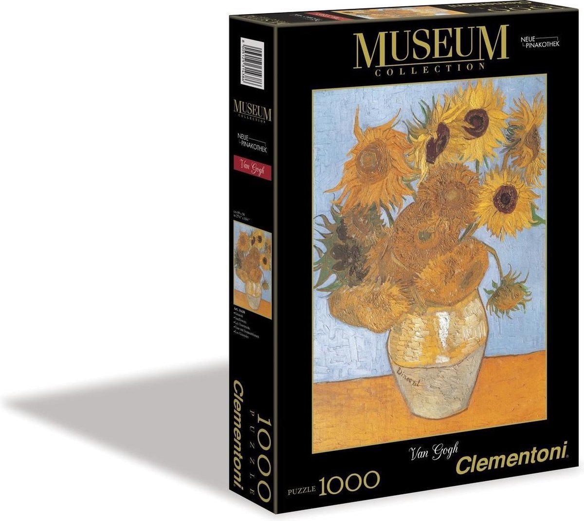 Clementoni - puzzle - 1000 elementów - girasoli (muzeum) - puzzle dla dorosłych