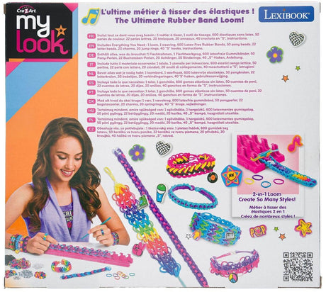 Bransoletki gumowe Lexibook w stylu rock'n'rollowym