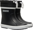 Bergstein classic thermo unisex junior regenlaarzen - black