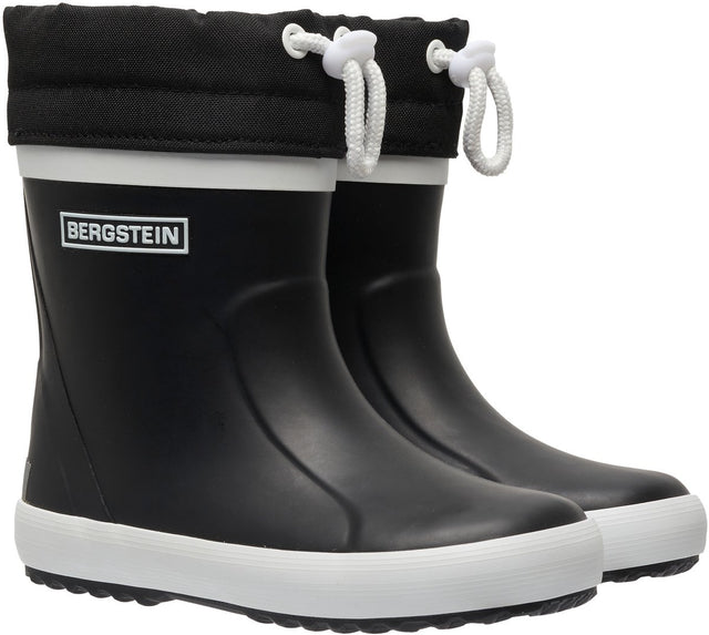 Bergstein classic thermo unisex junior regenlaarzen - black