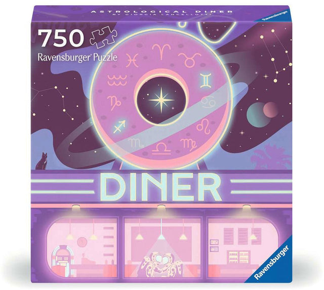 Ravensburger puzzel kunst astrologisch diner 750 stukjes art soul.