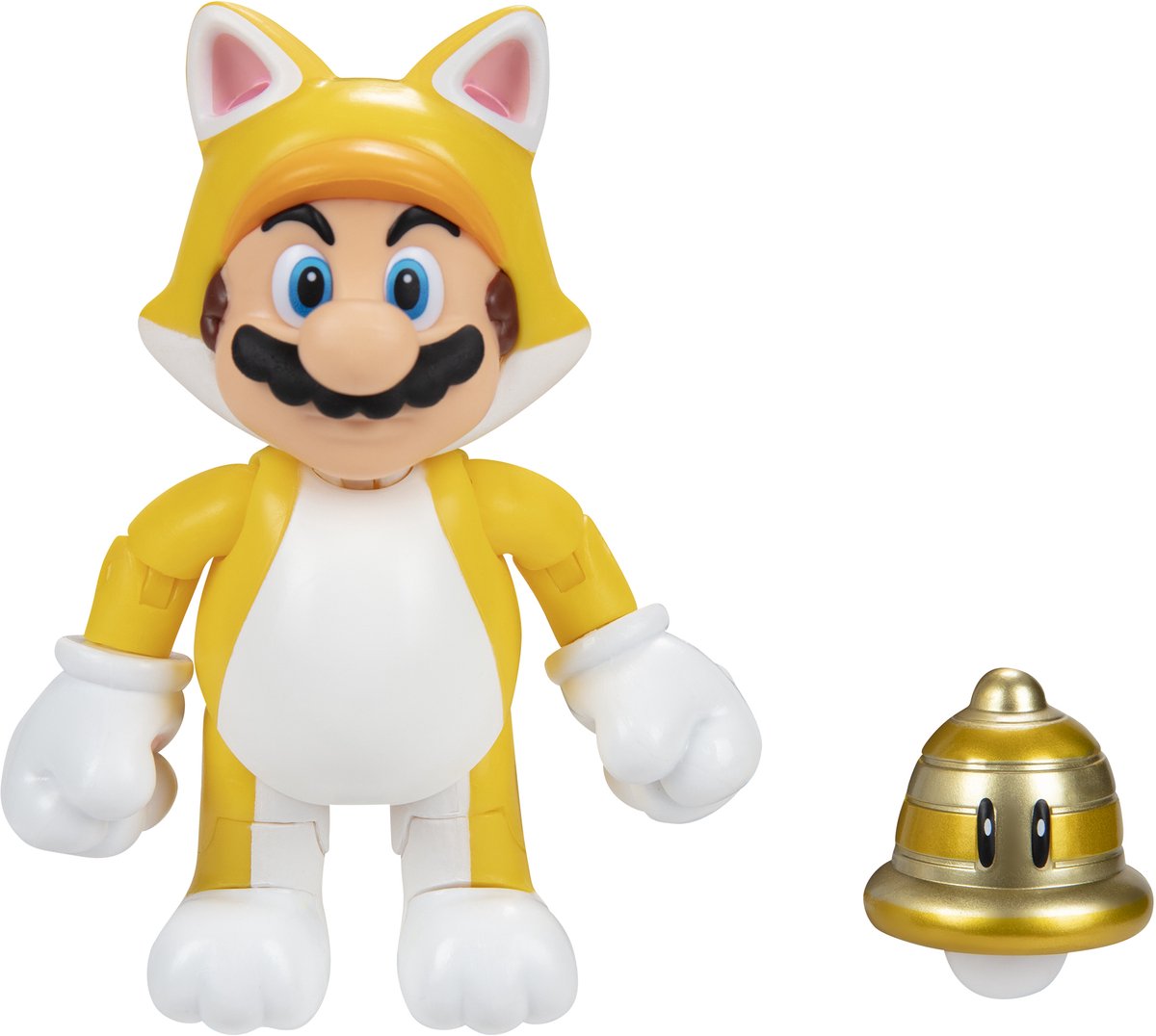 Jakks Nintendo Super Mario Przegubowe postacie 10 cm – Cat Mario