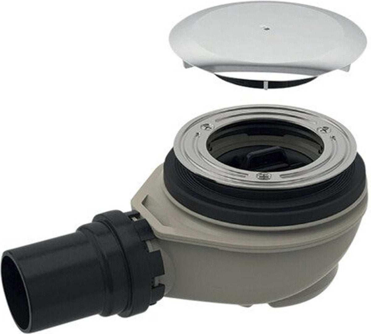 Syfon prysznicowy Geberit - do brodzika - z otworem odpływowym d - 90mm - do brodzika - bez przelewu - chromowany chrom